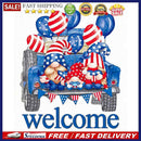 Hand Painted Oil Paint by Numbers DIY Flag Goblin Drawing Wall Decoration Gift