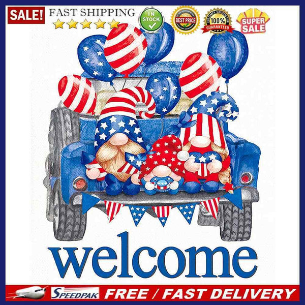 Hand Painted Oil Paint by Numbers DIY Flag Goblin Drawing Wall Decoration Gift