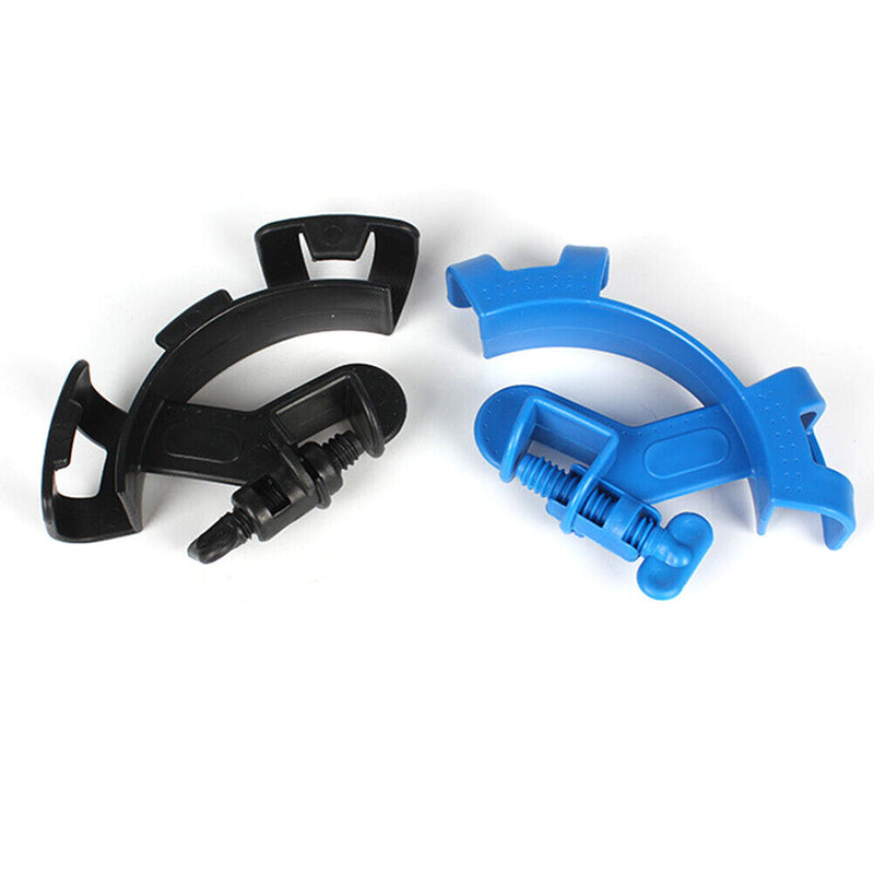 Fish Tank Water Change Fixing Clamp Aquarium Filtration Hose Clip (Black) Newly