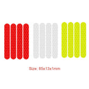 4pcs Electric Scooter Skateboard Stickers Safety Protective Reflective Deca