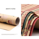 Handmade Craft Wrapping Paper Kraft Paper Recyclable Christmas Decoration