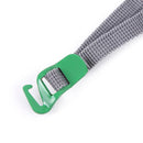 2pcs Cargo Tie Down Lash Belt with Buckle Travel Kit Luggage Strap (Green)