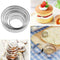 5X Round Circle Steel Cookie Cutter Biscuit Q Pastry DIY AU Mold E8W0