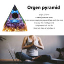 Crystal Orgonite Pyramid Healing Energy Reiki Chakra Home Office Decor (B) Newly