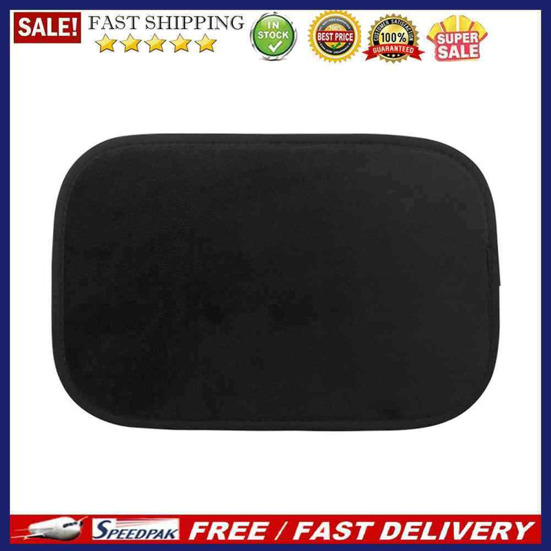 Flannel Car Armrest Mat Universal Interior Auto Arm Rest Box Pad Dust-proof