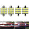 Error Canbus White Festoon Light Car LED Reading Bulbs C5W Dome Lamp For 4Pcs