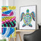 Diamond Painting 5D DIY Turtle Crystal Special Shape Room Wall Art (T086)