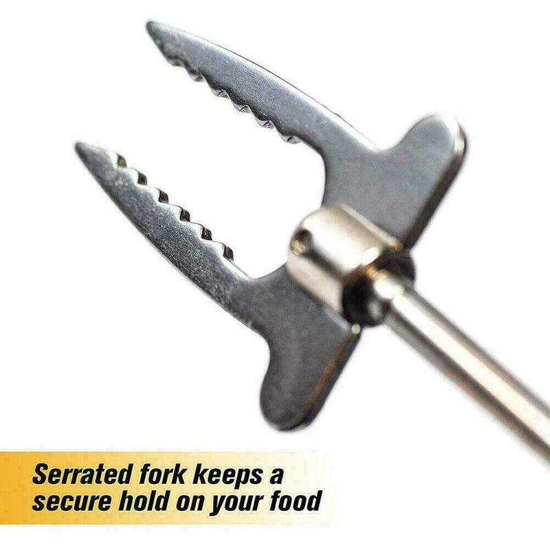 Telescoping Skewers BBQ Barbecue Forks Marshmallow 9 Tool T4Y9 H8J Portable O2M5