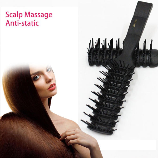 Detangling Curl Hair Brush Salon Styling Tool Hairdressing Wide Tooth Comb