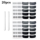Sports Eye Black Stickers with white pencil Reduces Glare.
