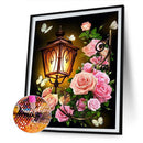 Flower LAMP Diamond Painting 5D DIY Full Round Drill Rhinestone Picture