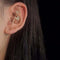 Zirconia Lightning Crystal Stud Climber Earrings Ear Wrap Crawler Hook Earrings