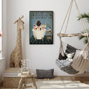 DIY Cotton Thread Stamped Bathing Girl Cross Stitch Full Embroidery Artwork
