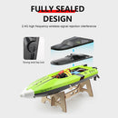 High Speed RC Speedboat 2.4GHz Water Cooling Ship with 2 Battery (Green)