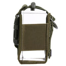 Outdoor Molle Radio Walkie Talkie Holder Bag Magazine Pouch Pocket(Green)