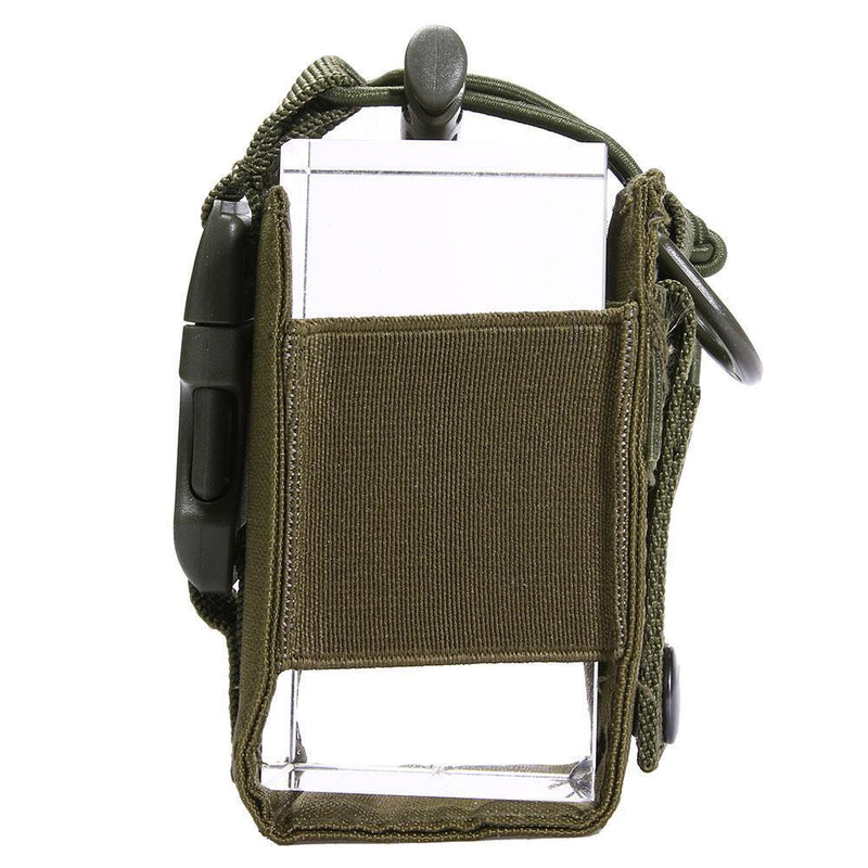 Outdoor Molle Radio Walkie Talkie Holder Bag Magazine Pouch Pocket(Green)