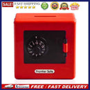 Money Boxes Combination Lock Coin Saving Storage Box Code Cash Case (Red)