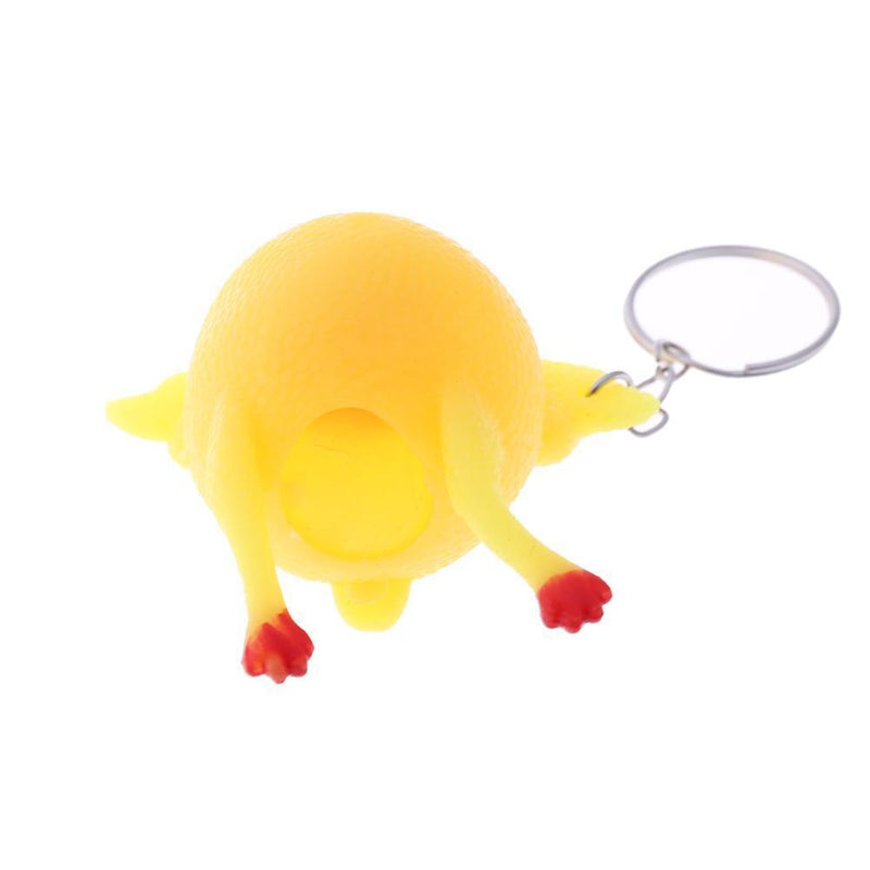 AFfeco Vent Chickens Whole Egg Laying Chickens Crowded Stress Ball Keychains
