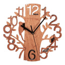 Wall Clock Tree-Shape Silent Non-Ticking Clock  Office Living Room Bedroom Decor