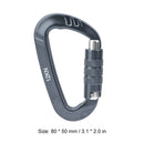 Aluminum Alloy Mountaineering Bag External Hanging Buckle Keychain Locking Ring