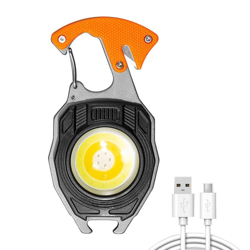 3 Gears Key Lights Portable Cob Work Lights Waterproof for Traveling (Blue)