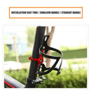 Bike Water Bottle Holder Adapter Double Screws MTB Cup Rack Clip (Red) Newly