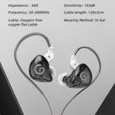 GK G1 Wired Earphone Dynamic HIFI Noise Cancelling Earbuds (Black No Mic) Newly