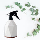 600ml Plants Mister Sprayer Watering Pot Garden Flower Spray Bottle (White)