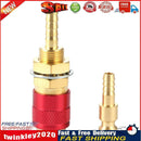 6mm Water Cooled Gas Adapter M6 Welding Torch Quick Hose Connector (Red) Newly