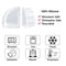 Silicone Mold Washable Reusable Curved Bookends DIY Handicraft & Ornament Newly