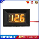 DC 2.4V-30V 2-Wire Mini 0.36in LED Digital Display Panel Voltmeter (Yellow)