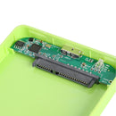 2.5 inch USB 3.0 Hard Disk Enclosure 6Gbps HDD SSD External Case (Green)