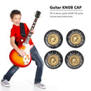 4pcs Guitar Tone Knobs Volume Control Top Hats for EPI LP Electric Guitar Parts