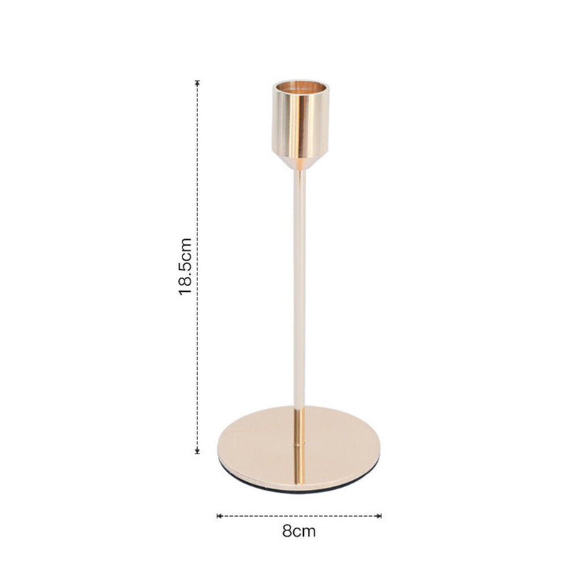 Nordic Metal Candle Holder for Wedding Bar Party Decor Table Stand Candlesticks