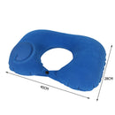 #A U-Shape Travel Pillow Press Type Air Inflatable Portable Airplane Car Bed Pil
