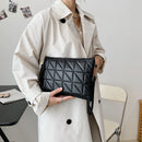 Casual Envelope Bag Women Tassel PU Leather Wristlet Bags Retro Small Day Pouch