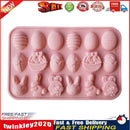 Easter Mold Bunny Eggs Silicone Baking Mould Pudding Tray Pastry Tools Newly