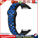 Watch Strap for HUAWEI HONOR Band 6 TPU Bracelet Wristband (Black Blue) Newly