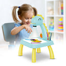 Dinosaur LED Projector Drawing Table Toys Kids Musical Projection DIY Paint Tool