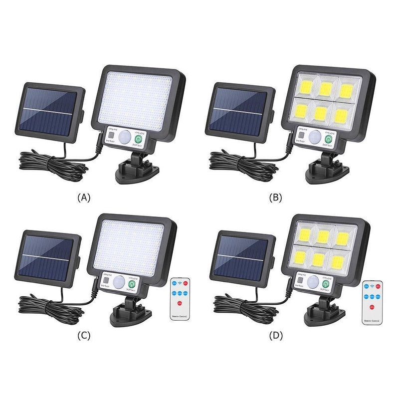 LED Split Solar Wall Light Waterproof Motion Sensor Lamp Street Light (D)
