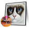 #A 5D DIY Diamond Painting Kits Full Round Drill Kitten Mosaic Wall Decoration