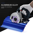 45 Degree Stone Cutting Machine Tile Ceramic Chamfering Cutter Mill (Blue) Newly