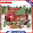 Full Cross Stitch 11CT Christmas Car Counted Embroidery DIY Needlework Kits Art