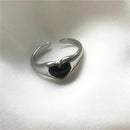 for Women Girl Heart Ring Index Finger Rings Opening Design Ring Love Ring