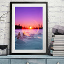 Hand Painted Oil Art Picture DIY Novelty Landscape Frameless Paint By Numbers