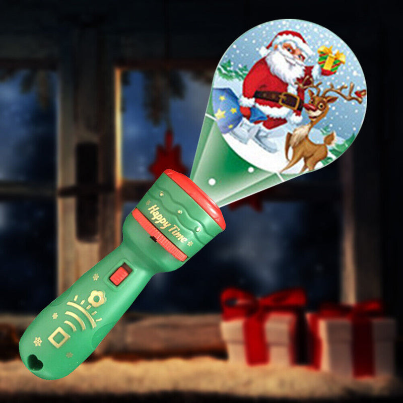 #A 24 Patterns Projector Torch Lamp Eco-friendly for Children Holiday Birthday G