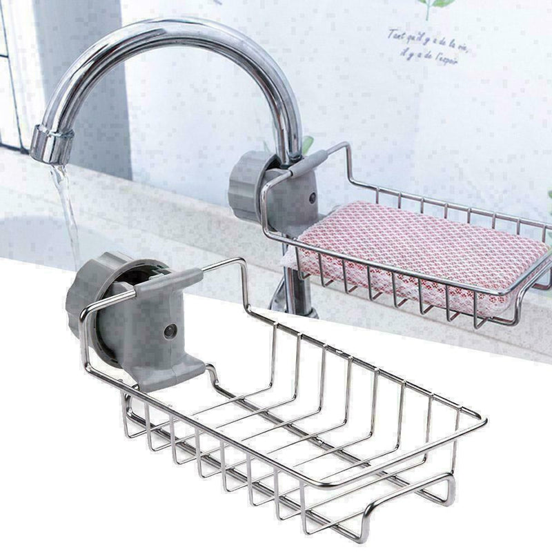 Adjustable Steel Sink Storage Hanging Basket Shelf-Sp F5X3 B9F5 V2C1