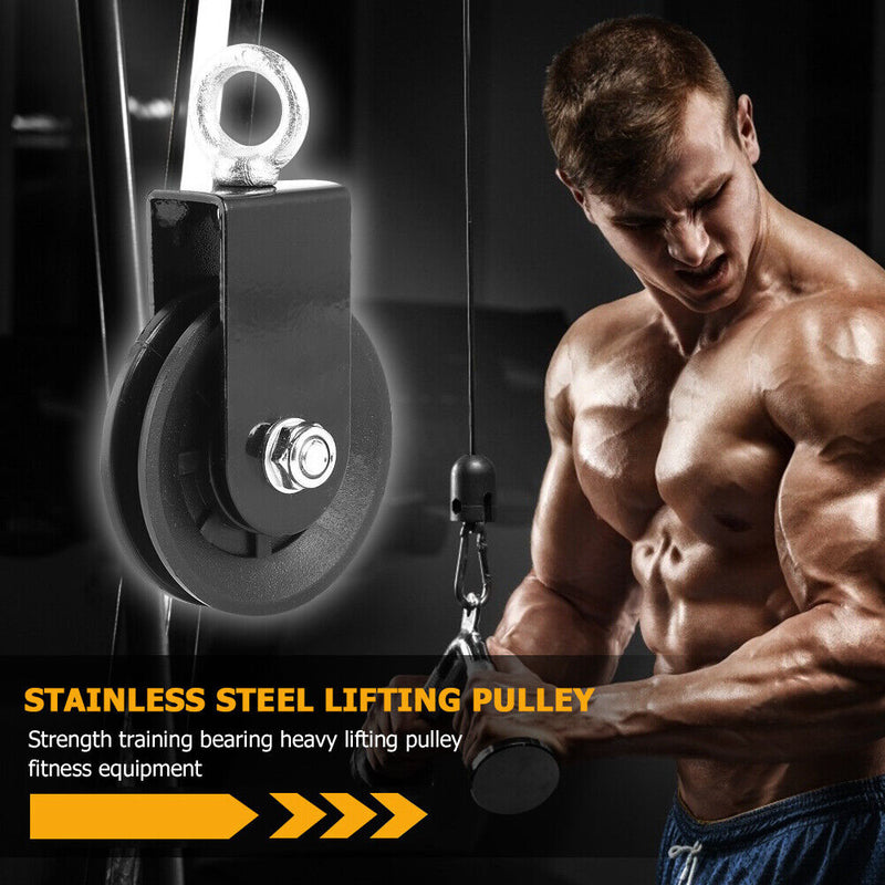 Stainless Steel Lifting Pulley Workout Bearing Heavy Fitness Workout Equipment
