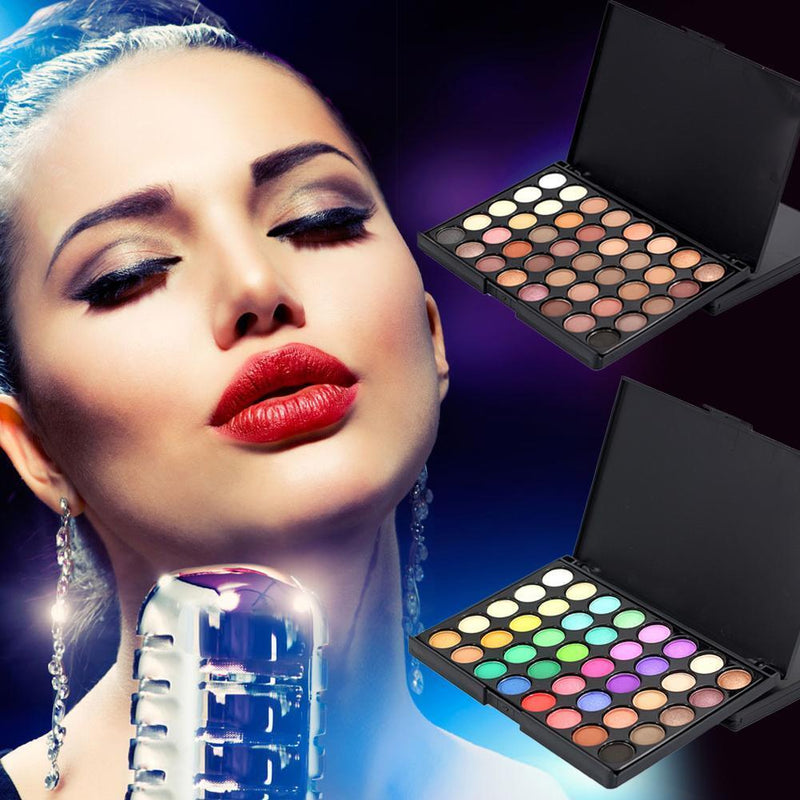 5Eyeshadow Brush Stick+40 Colors Cosmetic Matte Eyeshadow Highlight Palette