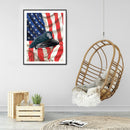 Full Drill Round Diamond Painting Festive Pattern Mosaic Kit Drawing Picture